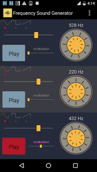 Download Frequency Sound Generator Alat untuk Android tangkapan layar 4