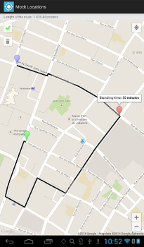 Mock Locations (fake GPS path)