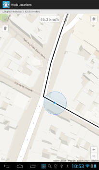 Mock Locations (fake GPS path)