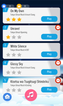 Download Anime Piano Tokyo Ghoul Arkade untuk Android tangkapan layar 2