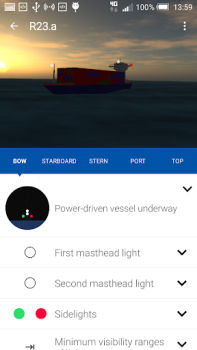 Download COLREGs Lights & shapes Pendidikan untuk Android tangkapan layar 2