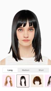 Download Hairstyle Try On Color Changer Kecantikan untuk Android tangkapan layar 3