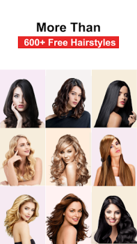 Download Hairstyle Try On Color Changer Kecantikan untuk Android tangkapan layar 5