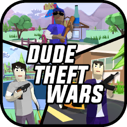 Logo Dude Theft Wars: Offline games