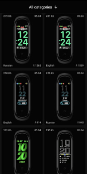 Download Mi Band 4 WatchFaces Alat untuk Android tangkapan layar 2