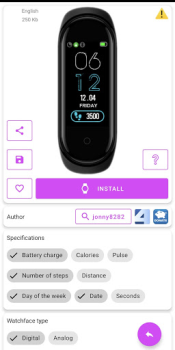 Download Mi Band 4 WatchFaces Alat untuk Android tangkapan layar 3