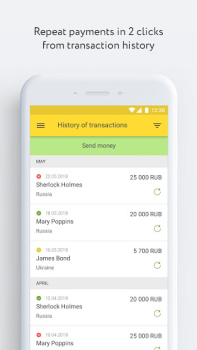 Download Unistream Money transfers Keuangan untuk Android tangkapan layar 4