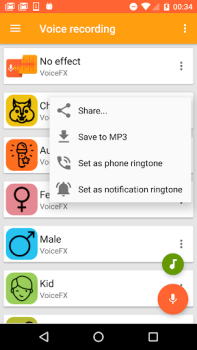 Download VoiceFX - Voice Changer with v Hiburan untuk Android tangkapan layar 3