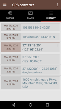 Download GPS coordinate converter Alat untuk Android tangkapan layar 3