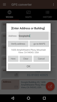 Download GPS coordinate converter Alat untuk Android tangkapan layar 4