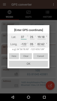 Download GPS coordinate converter Alat untuk Android tangkapan layar 6
