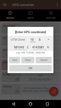 Download GPS coordinate converter Alat untuk Android tangkapan layar 7