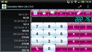 Download Calculator Mem Lite Kerja untuk Android tangkapan layar 5