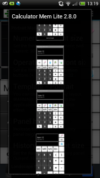 Download Calculator Mem Lite Kerja untuk Android tangkapan layar 6