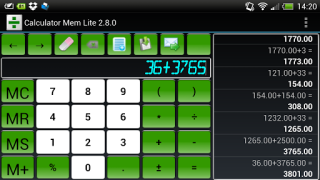 Download Calculator Mem Lite Kerja untuk Android tangkapan layar 7