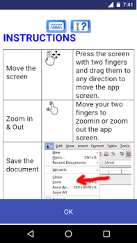 Download AndroWriter document editor Kerja untuk Android tangkapan layar 7