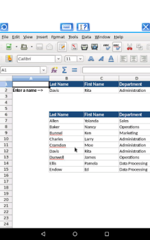 Download AndroCalc Spreadsheet editor f Kerja untuk Android tangkapan layar 5