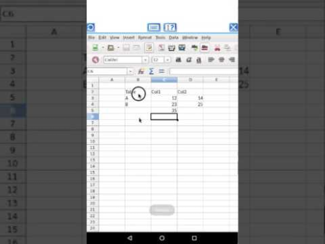 Download AndroCalc Spreadsheet editor f Kerja untuk Android tangkapan layar 8