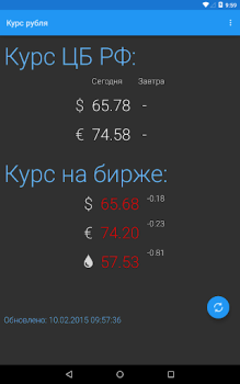 Download Курс рубля Keuangan untuk Android tangkapan layar 6