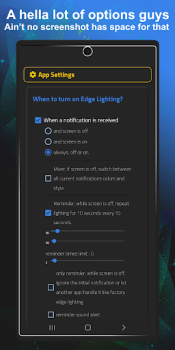 Download Always On Edge Personalisasi untuk Android tangkapan layar 3