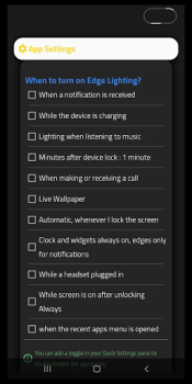 Download Always On Edge Personalisasi untuk Android tangkapan layar 6