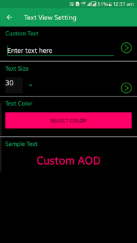 Download Custom AOD (AOD wallpapers) Personalisasi untuk Android tangkapan layar 4