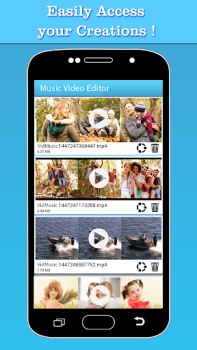 Download Music Video Editor Add Audio Pemutar & Editor Video untuk Android tangkapan layar 5