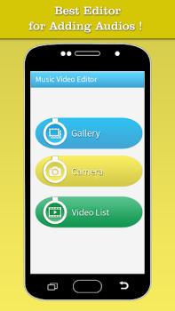 Download Music Video Editor Add Audio Pemutar & Editor Video untuk Android tangkapan layar 6
