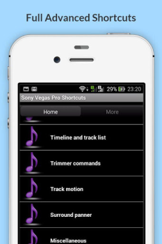 Download Free Sony Vegas Pro Shortcuts Kerja untuk Android tangkapan layar 3
