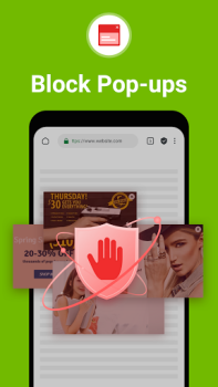 Download FAB Adblocker Browser:Adblock Komunikasi untuk Android tangkapan layar 3