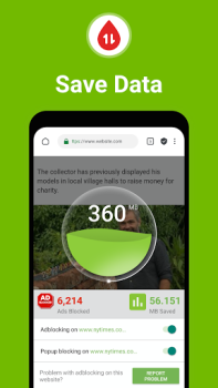 Download FAB Adblocker Browser:Adblock Komunikasi untuk Android tangkapan layar 7
