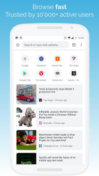 Download Kiwi Browser - Fast & Quiet Komunikasi untuk Android