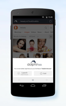 Download Dolphin Zero Incognito Browser Komunikasi untuk Android tangkapan layar 3