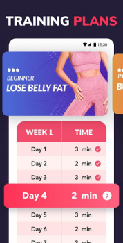 Download Lose Weight App for Women Kesehatan & Kebugaran untuk Android tangkapan layar 3