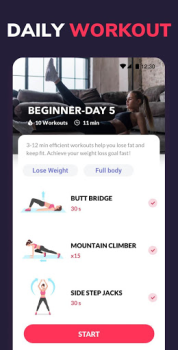 Download Lose Weight App for Women Kesehatan & Kebugaran untuk Android tangkapan layar 4