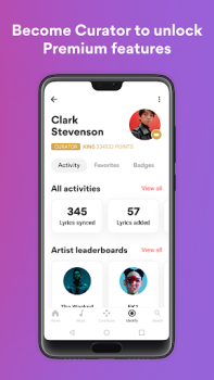 Download Musixmatch: lyrics finder Musik dan audio untuk Android tangkapan layar 5