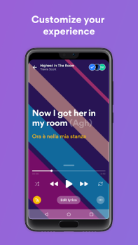 Download Musixmatch: lyrics finder Musik dan audio untuk Android tangkapan layar 6
