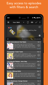 Download Podcast Addict: Podcast player Berita & Majalah untuk Android tangkapan layar 5