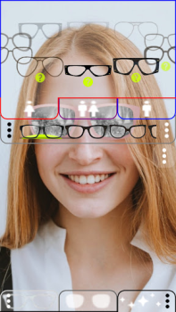 Download Glasses simulator match Try on Kecantikan untuk Android tangkapan layar 6