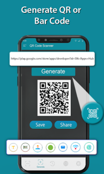 Download QR-код сканер и считыватель генератор штрих-кодов Kerja untuk Android tangkapan layar 4