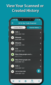 Download QR-код сканер и считыватель генератор штрих-кодов Kerja untuk Android tangkapan layar 5