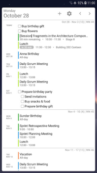 Download Your Calendar Widget Kerja untuk Android tangkapan layar 3