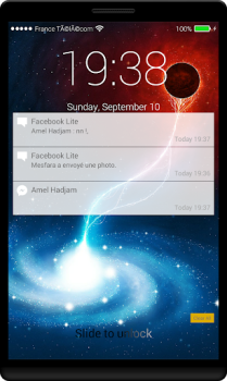 Download Black Hole Lock Screen Personalisasi untuk Android tangkapan layar 2