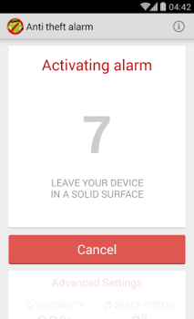 Download Anti Theft Alarm Alat untuk Android tangkapan layar 3