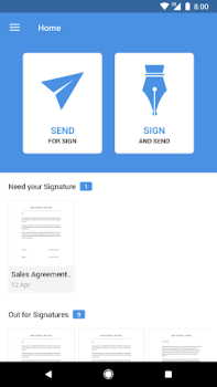 Download Zoho Sign - Fill & eSign docs Kerja untuk Android tangkapan layar 2
