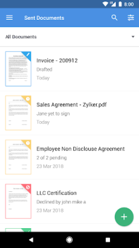 Download Zoho Sign - Fill & eSign docs Kerja untuk Android tangkapan layar 5
