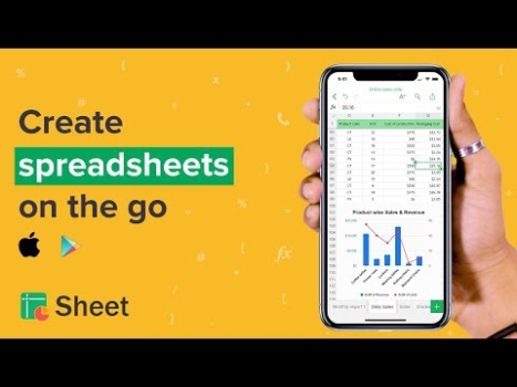 Zoho Sheet - Spreadsheet App