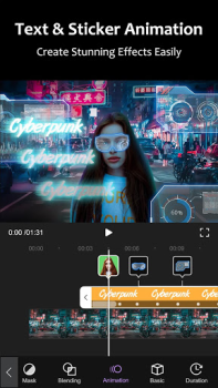 Download Motion Ninja Video Editor Pemutar & Editor Video untuk Android tangkapan layar 2