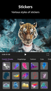 Download Motion Ninja Video Editor Pemutar & Editor Video untuk Android tangkapan layar 6