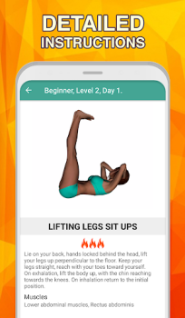 Download 7 minute abs workout: Daily Ab Kesehatan & Kebugaran untuk Android tangkapan layar 4